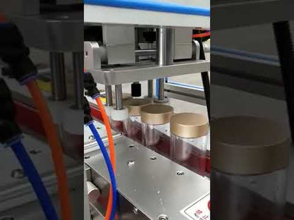 Automatic desktop capping machine for round bottles, plastic bottles, screw capping machine