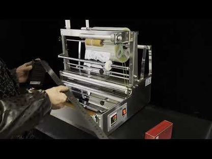 ACW-88F Overwrapper For Perfume Box Overwrapping Machine can roll up excess waste film