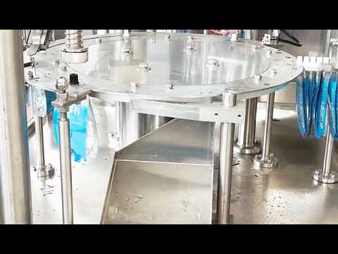 Automatic spout pouch filling machine, automatic tomato/drink paste filling and capping machine for spout pouch bag/ stand up pouch bag