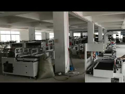 FQS-450+BSE-4522LN Side seal automatic thermal shrink packaging machine, fully automatic rolls shrink wrapping machine