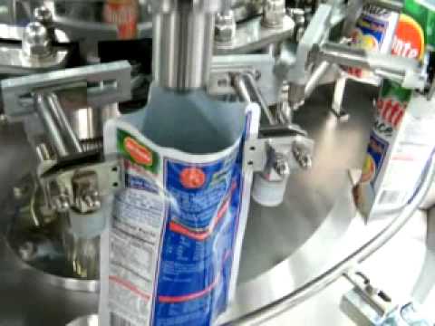 Automatic Liquid/Paste stand up Pouch Filling and Sealing Machine ,zipper bag packaging machine for juice/chili sauce/ketchup