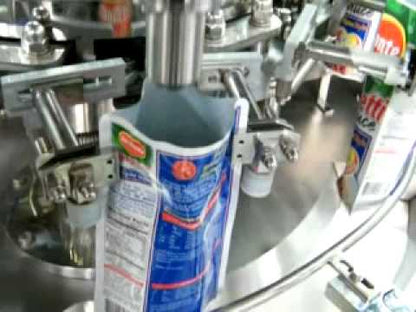 Automatic Liquid/Paste stand up Pouch Filling and Sealing Machine ,zipper bag packaging machine for juice/chili sauce/ketchup