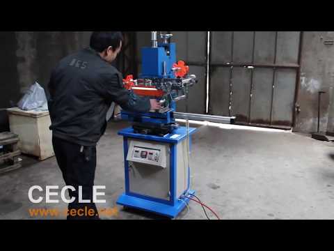 Round surface hot foim stamping machine