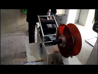 L-50 High speed automatic round disinfectant bottle labeling machine , PET water hand sanitizer bottle label applicator, alcohol bottle labeler