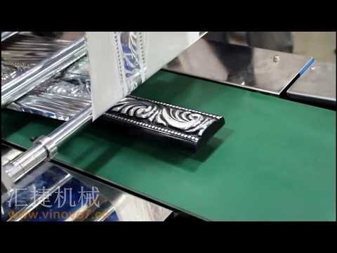 AHT-200 Automatic continuous sheet hot foil stamping machine, carved wood printing machine