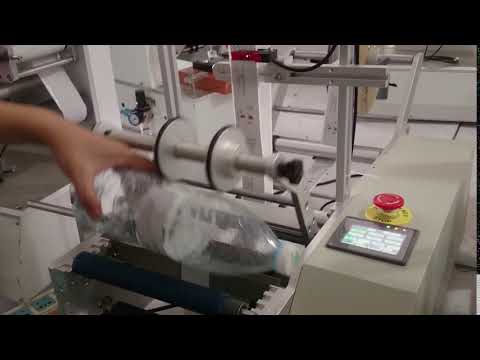 L-200 High speed automatic round bottle labeling machine , PET water bottle label applicator