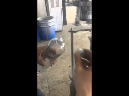 DK-50 Semi automatic Ropp bottle screw capping machine for round metal caps with screw thread