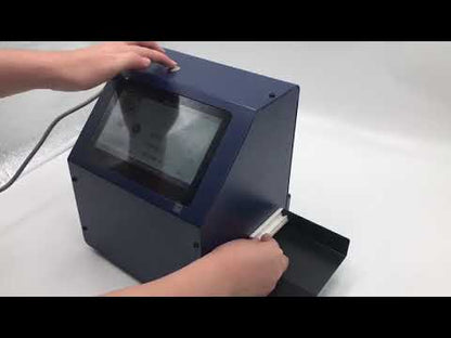 Manual spray batch inkjet coding machine printer, high speed barcode inkjet printer for metal/plastic/wood/paper