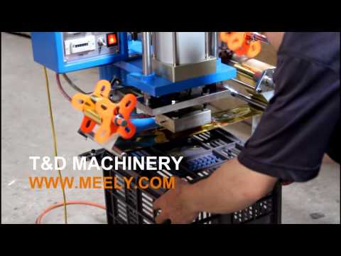 Semi-automatic paper bag hot foil stamping machine, plastic crates printing machine