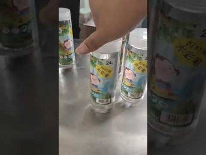 Automatic desktop bottle filling line with filling capping and labeling machine for paste, tomato, cream, cosmetic products