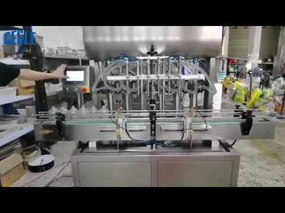 FA6 5-5000ml six heads automatic paste filling machine for butter, cream, cosmetic and other paste products