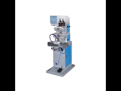 Semi-automatic Pad Printing Machine Double Color Left And Right Shuttle For bottle,Toy, Tableware And Cosmetic