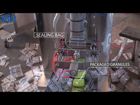High quality Automatic Crude almonds Nut Granule sachet granule Packing Machine, VFFS pouch packaging machine