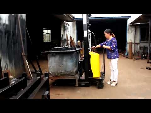 Semi Electric Stacker with Fixed Legs