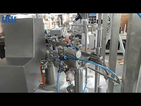 Automatic Powder Stand Up Pouch Filling and Sealing Machine for milk/coffee/spice , premade pouch packaging machine price
