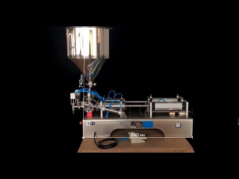 DFF2 electric and pneumatic two heads paste and hand sanitizer gel filling machine
