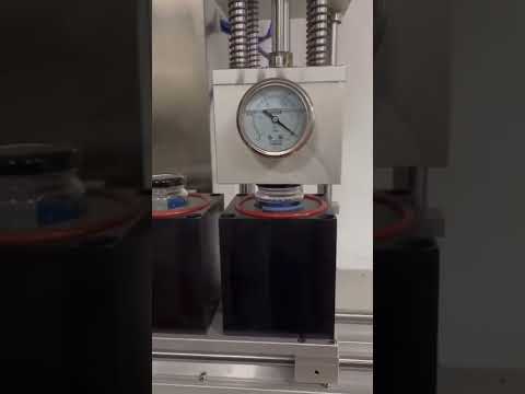 glass jar vacuum capping machine, glass bottle vacuum capping machine, twist off vacuum capping machine