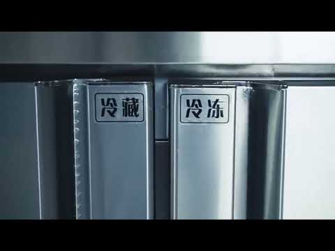 Bubble tea bar milk tea bar counter with refrigeration and boba bar equipment