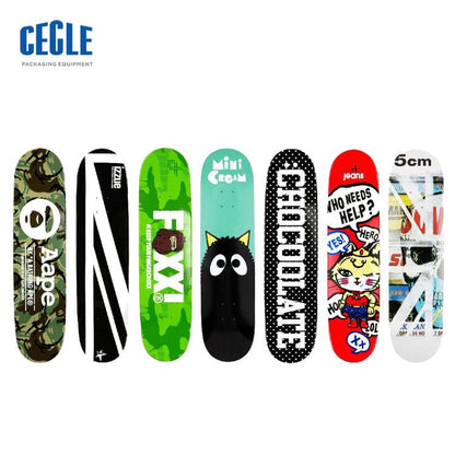 HT-RB-300 Semi-automatic roller heat transfer printing machine for skateboards, skateboard heat transfer machine