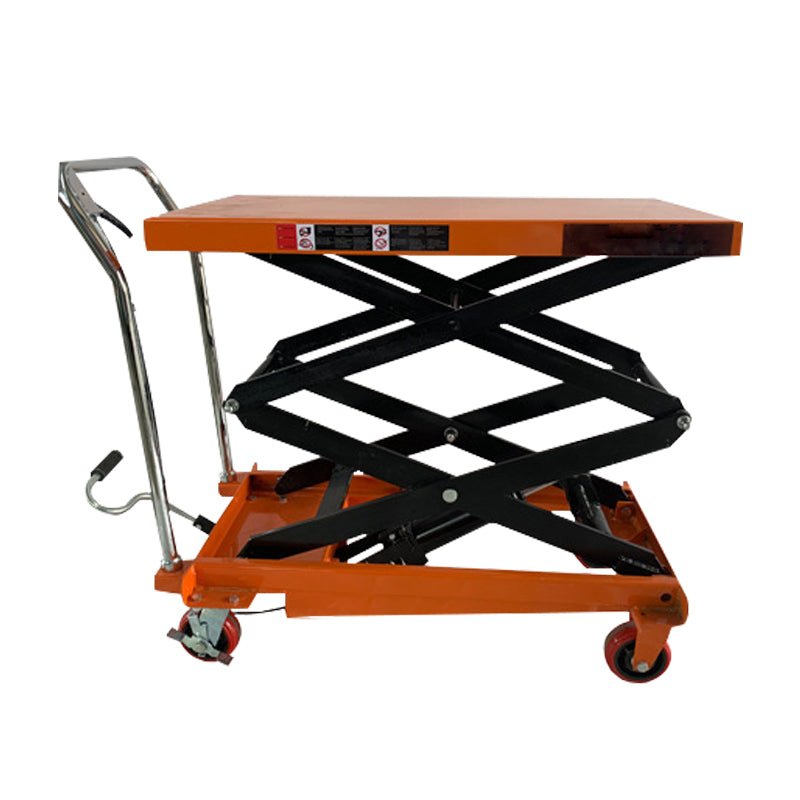 Hydraulic Manual Single Scissor Lift Table Capacity 661 lb/771lb - CECLE Machine