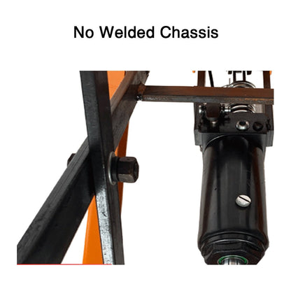 Hydraulic Manual Single Scissor Lift Table Cart 28‘’ x 18‘’ Capacity 330 lb/220lb - CECLE Machine