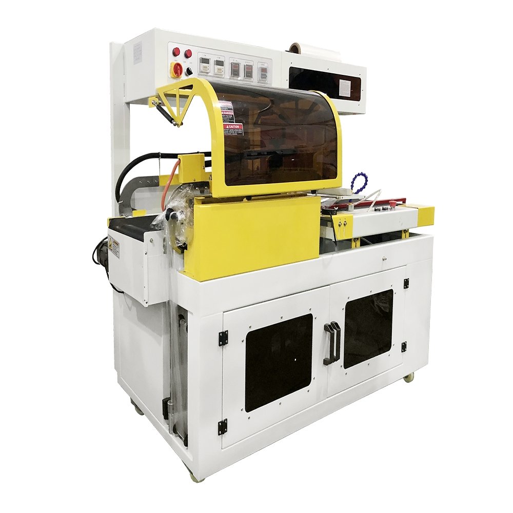 L Bar Sealer auto cutting sealing machine for POF film 220V 1 Phase, 15-30 package/min - CECLE Machine