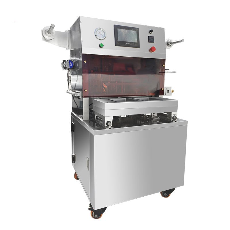 MAP Tray Sealer, modified atmosphere packaging machine , vacuum tray sealing machine with gas flushing - CECLE Machine