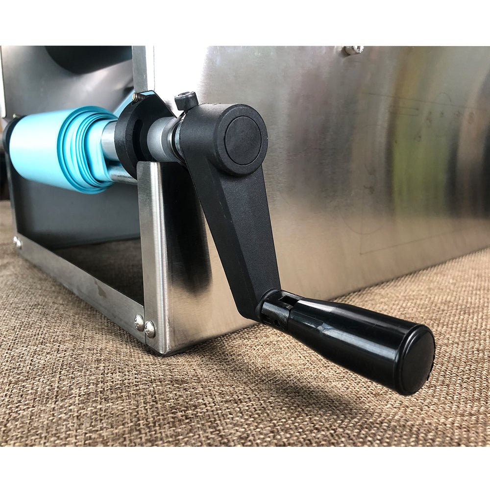 ML-50 manual round disinfectant bottle labeling machine , hand PET water hand sanitizer bottle label applicator