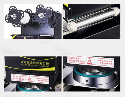 MS-100 convenient automatic milk tea sealer cup sealing machine for sale - CECLE Machine