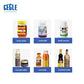 Automatic flat hand sanitizer bottle labeling machine , PET square disinfectant bottle label applicator