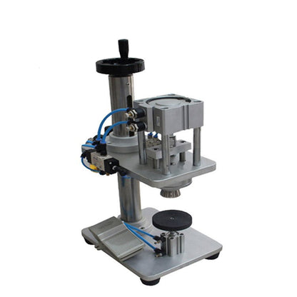 PC-88 semi automatic pneumatic perfume bottle crimping machine, perfume bottle capper - CECLE Machine