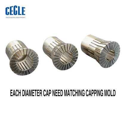 PC-88 semi automatic pneumatic perfume bottle crimping machine, perfume bottle capper - CECLE Machine