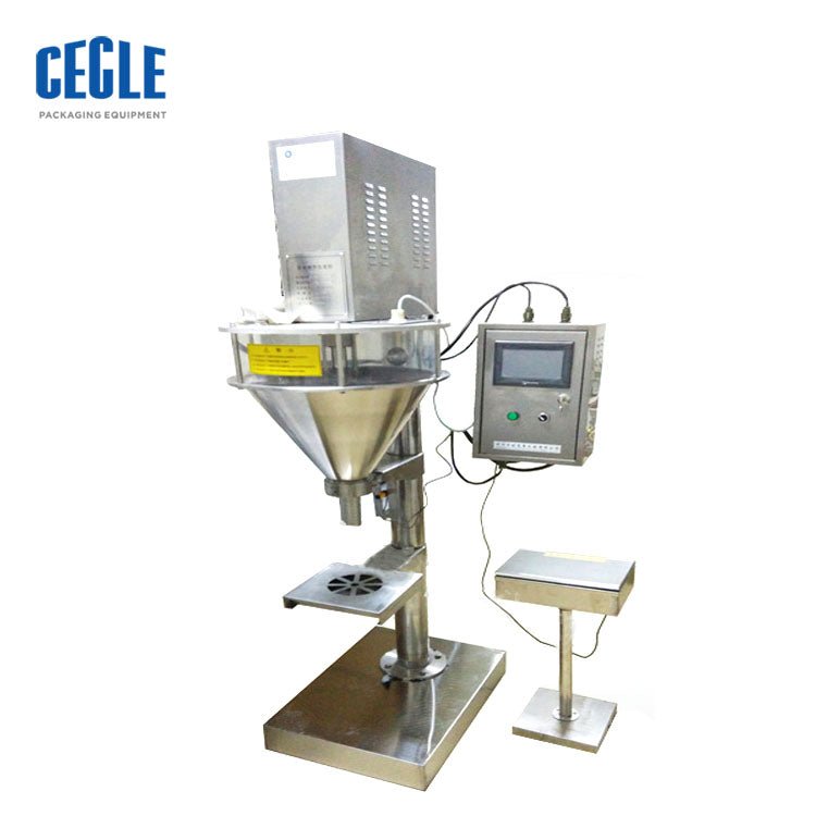 PDF-500 dry chemical manual auger filling machine，powder packing machine - CECLE Machine