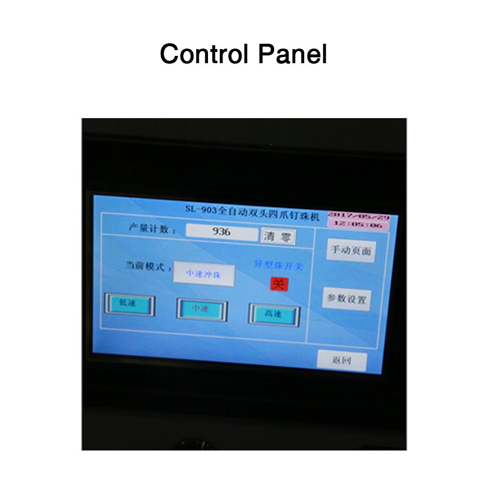 Pearl Fixing beading Machine Garment beads attaching pearl Setting Machine for Special Beads - CECLE Machine
