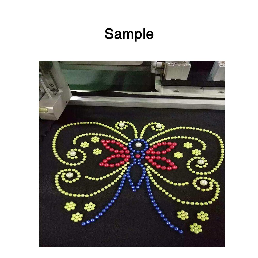 Pearl Fixing beading Machine Garment beads attaching pearl Setting Machine for Special Beads - CECLE Machine