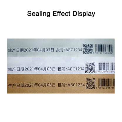 PM-1800 Continuous inkjet printing sealing machine with control panel for packaging bags - CECLE Machine