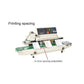 PM-1800 Continuous inkjet printing sealing machine with control panel for packaging bags - CECLE Machine