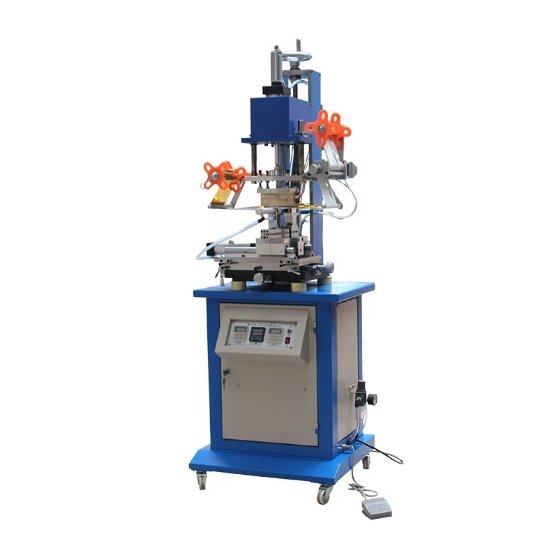Pneumatic semi-auto fine-tuning table hot foil stamping machine for papers - CECLE Machine