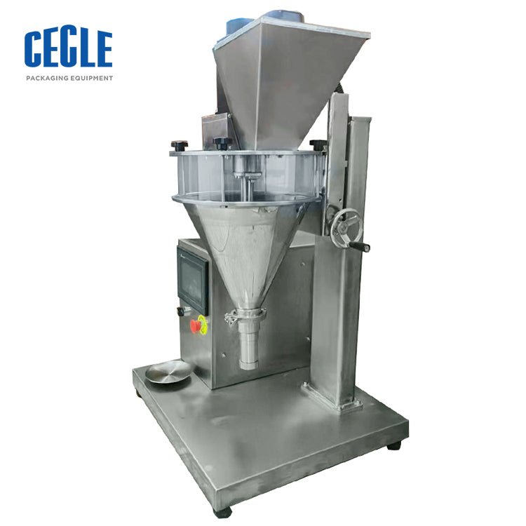 SDF-500 semi automatic small powder filling machine for medicated powder milk powder coffee powder flour protein powder