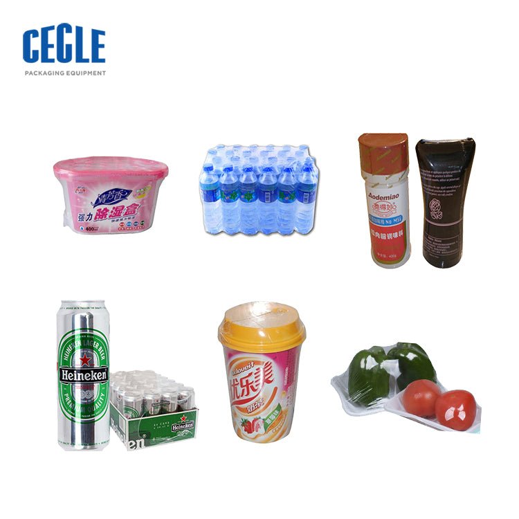 Semi automatic boxes shrink wrapping machine, shrink wrap packaging machine, shrinking machine for cartons - CECLE Machine