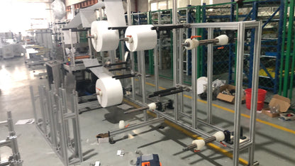 semi automatic N95 face mask making machine, china N95mask machine price - CECLE Machine