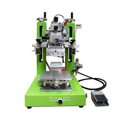Semi-automatic Pneumatic Desktop Small Oblique Arm Flat Screen Printing Machine - CECLE Machine