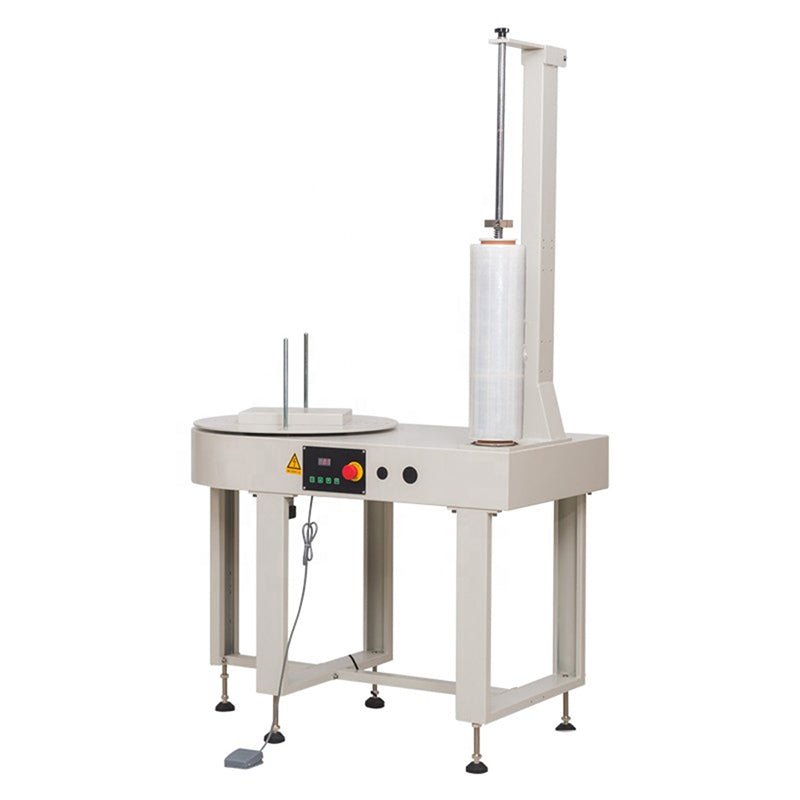 Semi-Automatic Stretch Film Wrapping Machine Carton Box Wrapping Table - CECLE Machine