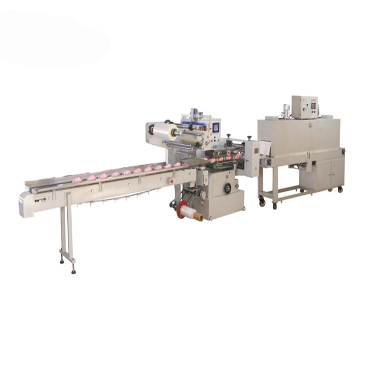 Shrink wrap machine, High speed automatic flow packing shrinking machine, shrink packaging machine for boxes/balls/tape rolls