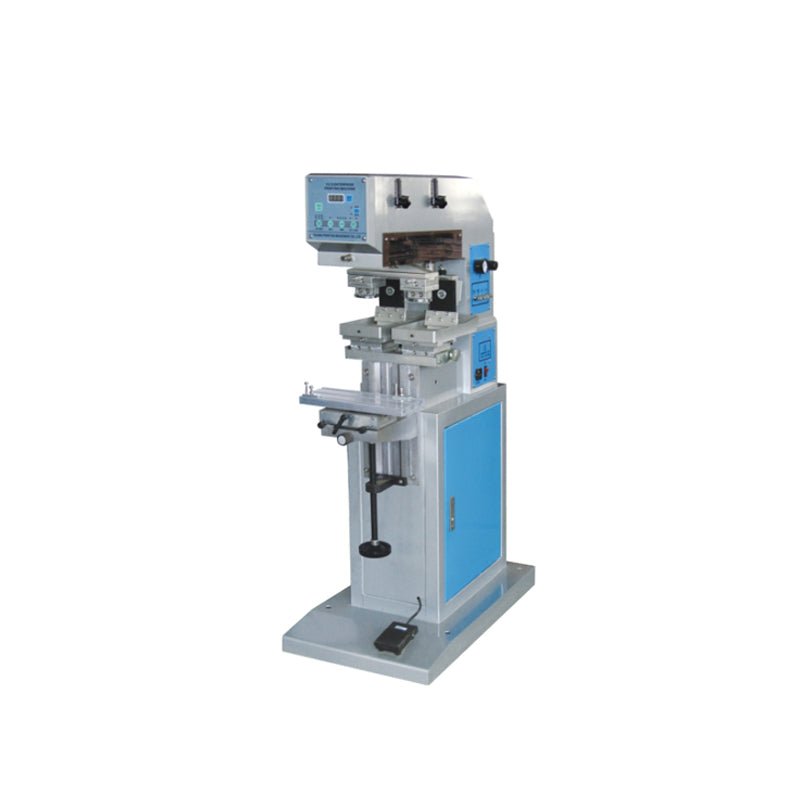 Single Color Double Head Manual Pad Printing Machine For Glass, Fabric,Mouse Pad Printing Machine - CECLE Machine