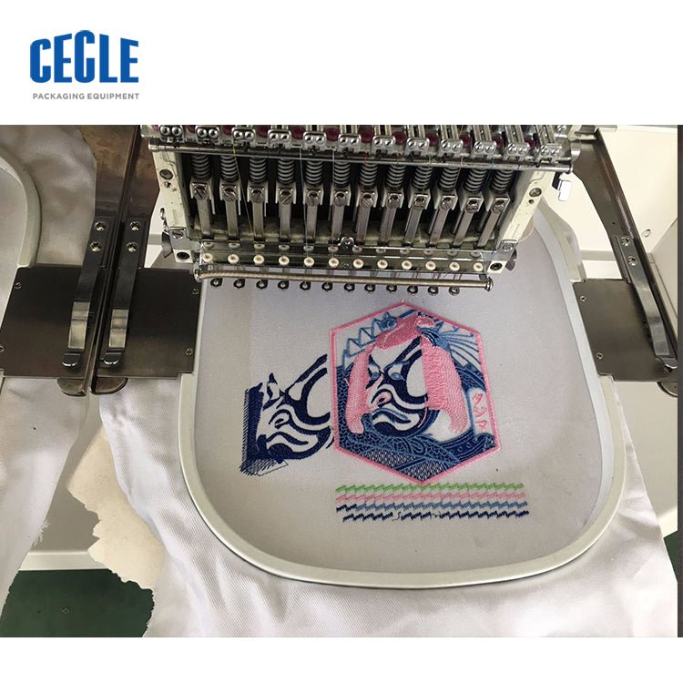 Single Head 12 needles Embroidery Machine With different embroidery areas for choice - CECLE Machine
