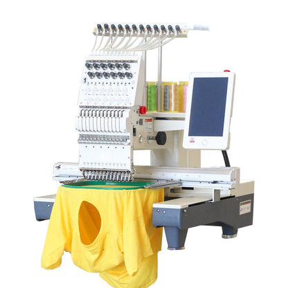 Single Head 12 needles Embroidery Machine With different embroidery areas for choice - CECLE Machine