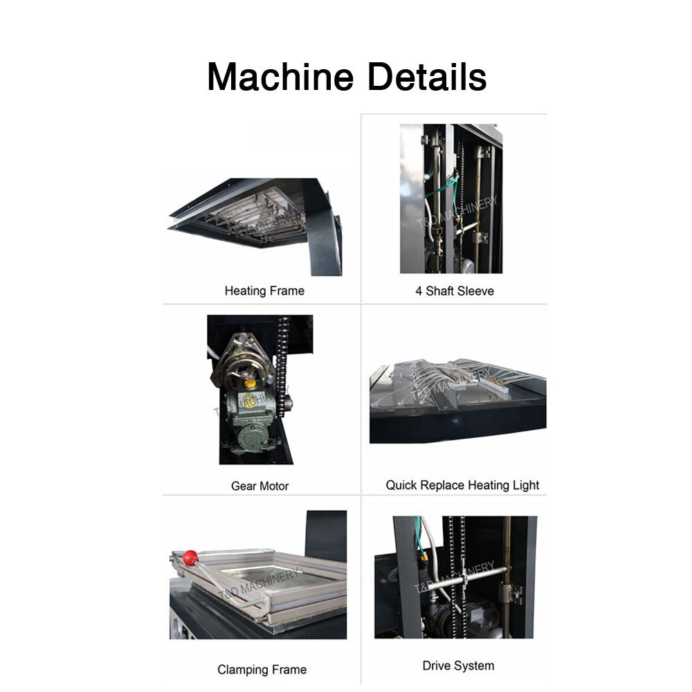 Skin Vacuum Packaging Machine SP-1100 For Big Size Fittings Skin Packing Machine For Hardware Tools,Toys - CECLE Machine