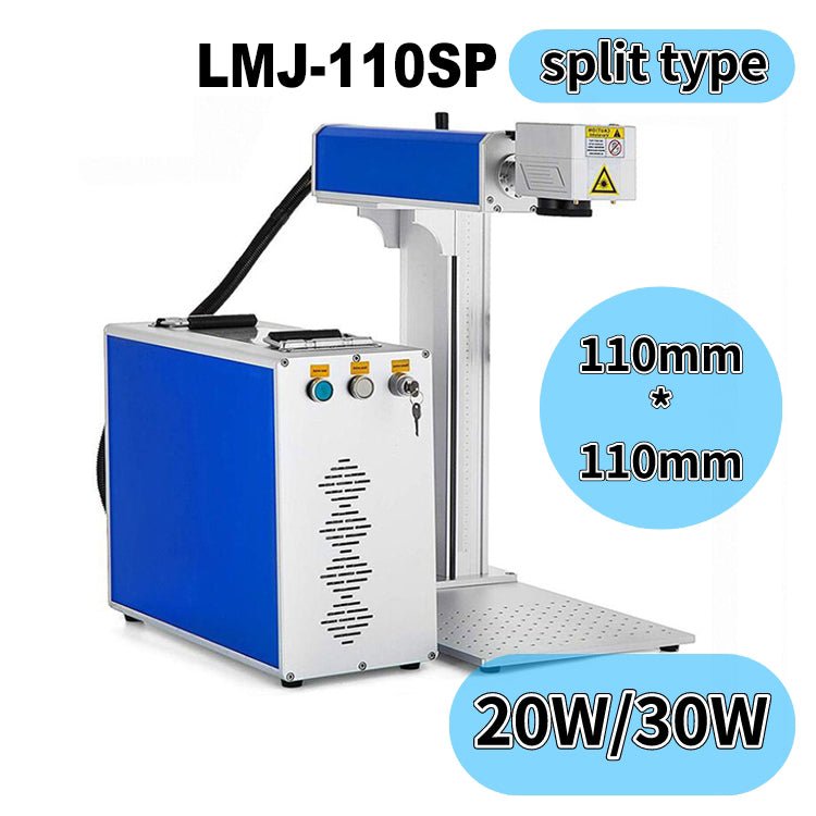 Split type portable stable fiber laser marking machine for metals&non-metals - CECLE Machine
