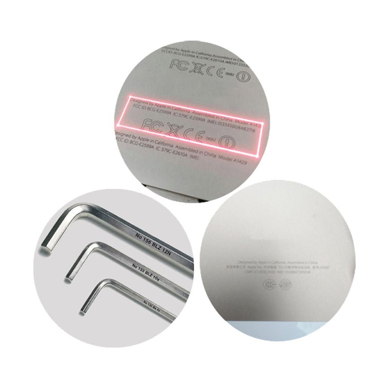 Split type portable stable fiber laser marking machine for metals&non-metals - CECLE Machine